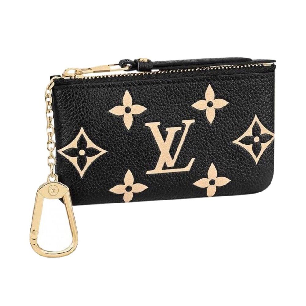 Louis Vuitton Cles Key Pouch BiColor Empreinte Leather